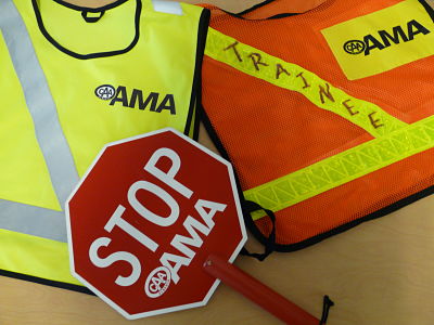 Our students can volunteer to be AMA School Safety Patrols.