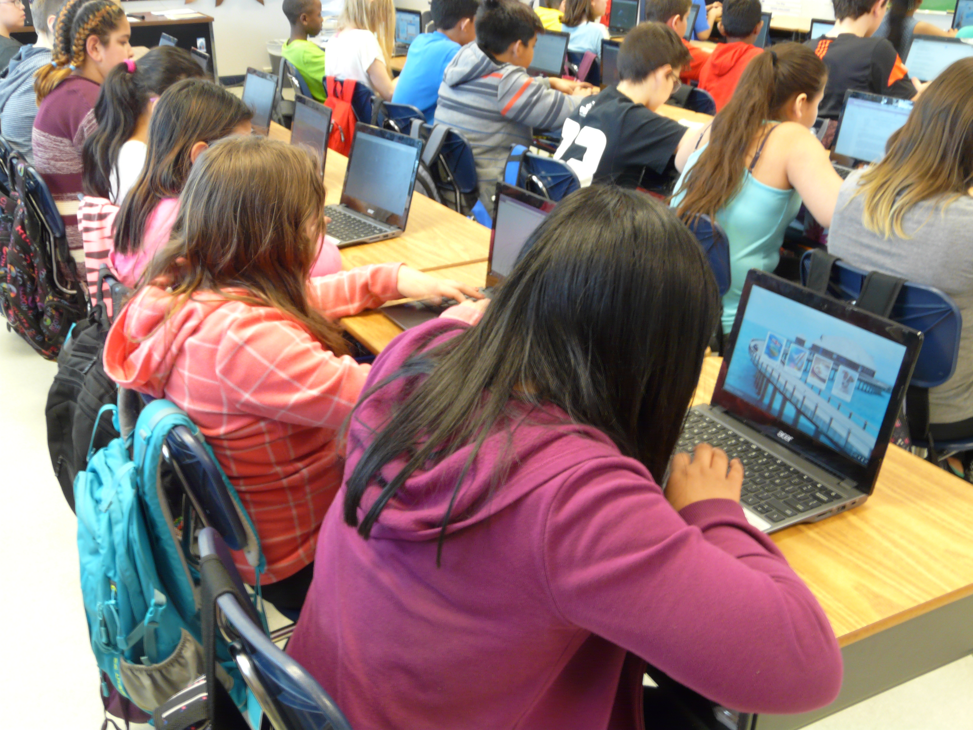 Technology enhances learning in our classrooms.